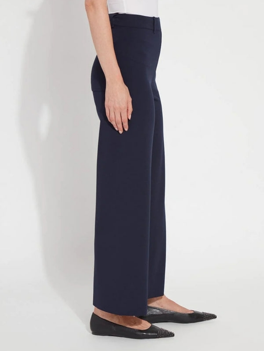 Erin High Waist Wide Leg Stretch Denim Jeans By Lyssé, NO Side Seams, LIKE NEW! - Picture 2 of 16